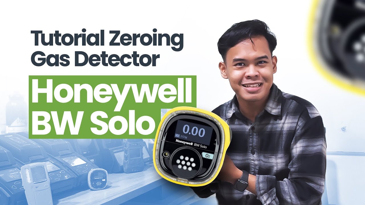 TUTORIAL ZEROING GAS DETECTOR | HONEYWELL BW SOLO - YouTube