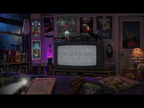 BEDROOM of a HORROR FAN - Ambience / Motion Background