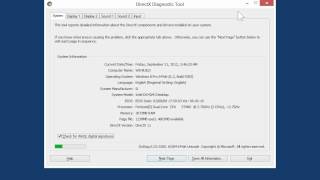 Windows 8.0 Professional - Check Which Version of DirectX is Installed