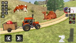 Real Tractor Trolley Cargo Farming Simulator Gameplay – Tractor Games – Tractor Gadi Games #21 screenshot 3