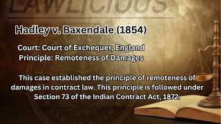 Hadley vs baxandle case laws