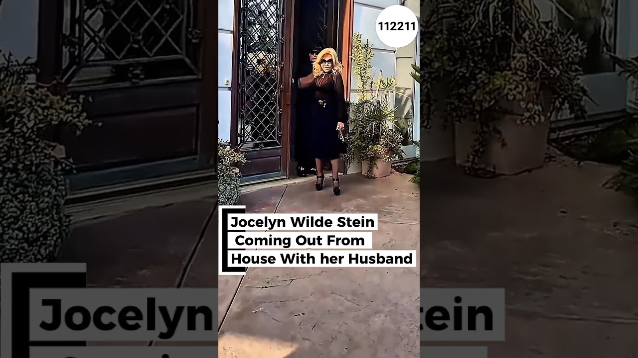 Jocelyn Wilde Stein Coming Out From House With her Husband 😍❤️ 