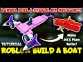 Tutorial Barrel Roll &amp; Stable Jet Mechanics in Roblox Build a Boat for Treasure by HawkesDad Gaming!