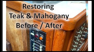 Restoring Mahogany & Teak Boat Wood