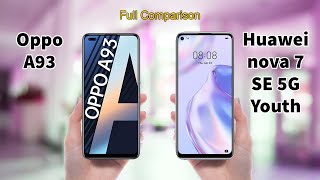 Oppo A93vs Huawei nova 7 SE 5G Youth