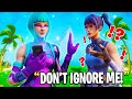 I Ignored My Girlfriend For 24 Hours In Fortnite... (she raged)
