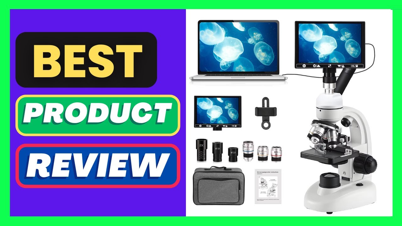 40X-5000X adult and child microscope, student home school laboratory