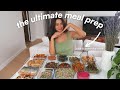 Epic healthy meal prep  a weeks worth of easy delicious recipes  grocery list