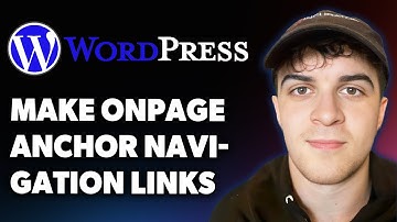 Make Onpage Anchor Navigation Links with Wordpress Any Page Builder or Custom Code (Full 2025 Guide)