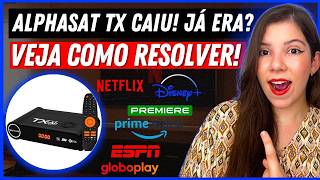ALPHASAT TX PAROU DE FUNCIONAR? ALPHASAT TX ESTÁ FORA DO AR? - VEJA COMO SOLUCIONAR ESTE PROBLEMA!