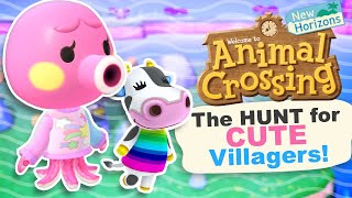 The Hunt For CUTE Villagers in Animal Crossing New Horizons - YouTube
