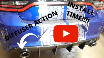How to install 2016+ charger  rear diffuser