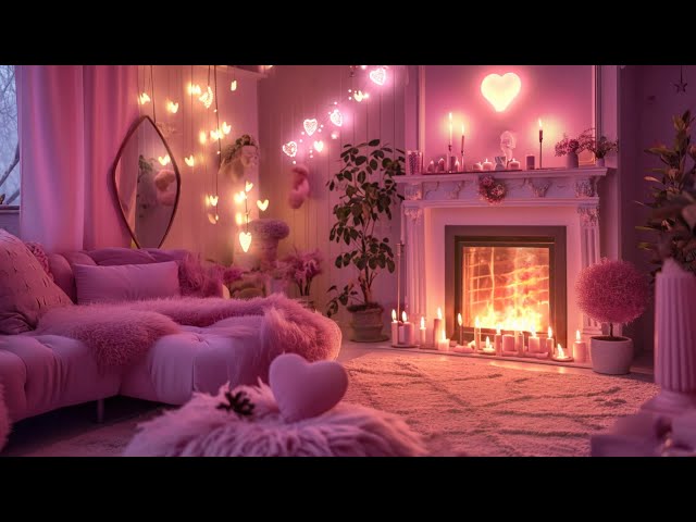 Cozy Valentine's Day Ambience with Relaxing LoFi Music class=
