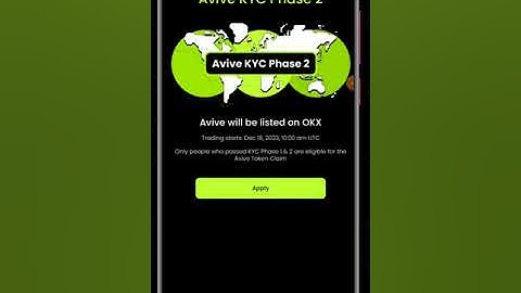HOW TO DO YOUR AVIVE KYC PHASE 2 &  ADD ARBITRUM ONE ADDRESS   BEFORE LISTING ON OKX AVIVE AIRDROPS