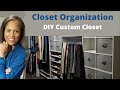 DIY Closet Organization "Using items from Walmart & Target"