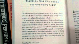 Tom Robbins on "writer's block" Profile