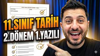 11. Sınıf  Tarih 2. Dönem 1.Yazılı