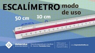 Aprende sobre el uso del escalímetro en un minuto. Modos de uso del escalímetro screenshot 2