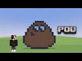 TUTORIAL PIXEL ART DEL POU EN MINECRAFT. 😮 
