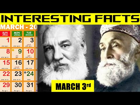 INTERESTING FACTS 3rd MARCH Saka Calendar Alexander Graham Bell Jamsetji Nusserwanji Tata 
