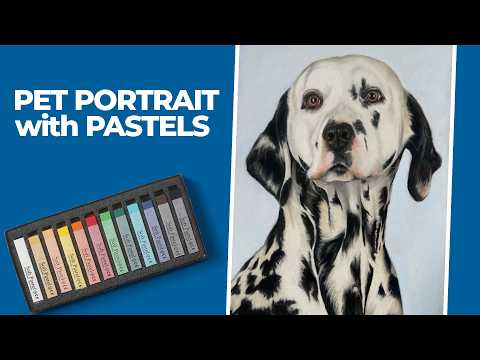 Pet Portrait Drawing with Pastels thumbnail