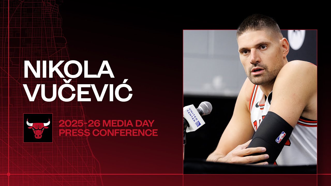 Nikola Vučević - 2025-26 Media Day Press Conference | Chicago Bulls
