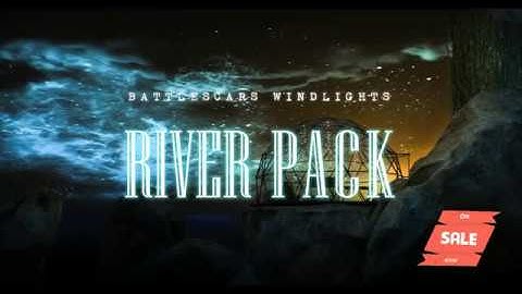 NEW!! BATTLESCARS WINDLIGHTS   STARS   RIVER PREMIUM