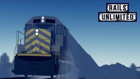 ROBLOX: rails unlimited new train and SNOW update!