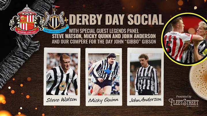 Newcastle LEGENDS Derby Day Memories & Predictions! Steve Watson, John Anderson, Micky Quinn