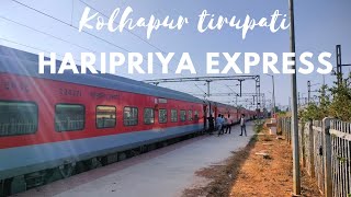 Kolhapur Tirupati Haripriya Exp| Belagavi to Tirupati End to End| Full journey