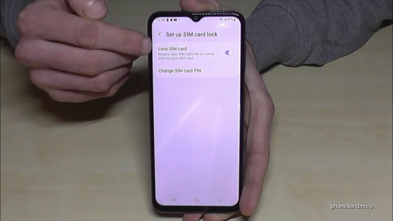 samsung-galaxy-a14-5g-how-to-change-the-sim-pin-code-youtube