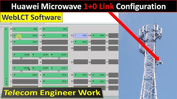 Microwave Link Configuration | Huawei 1+0 Link | How to configure Microwave Link