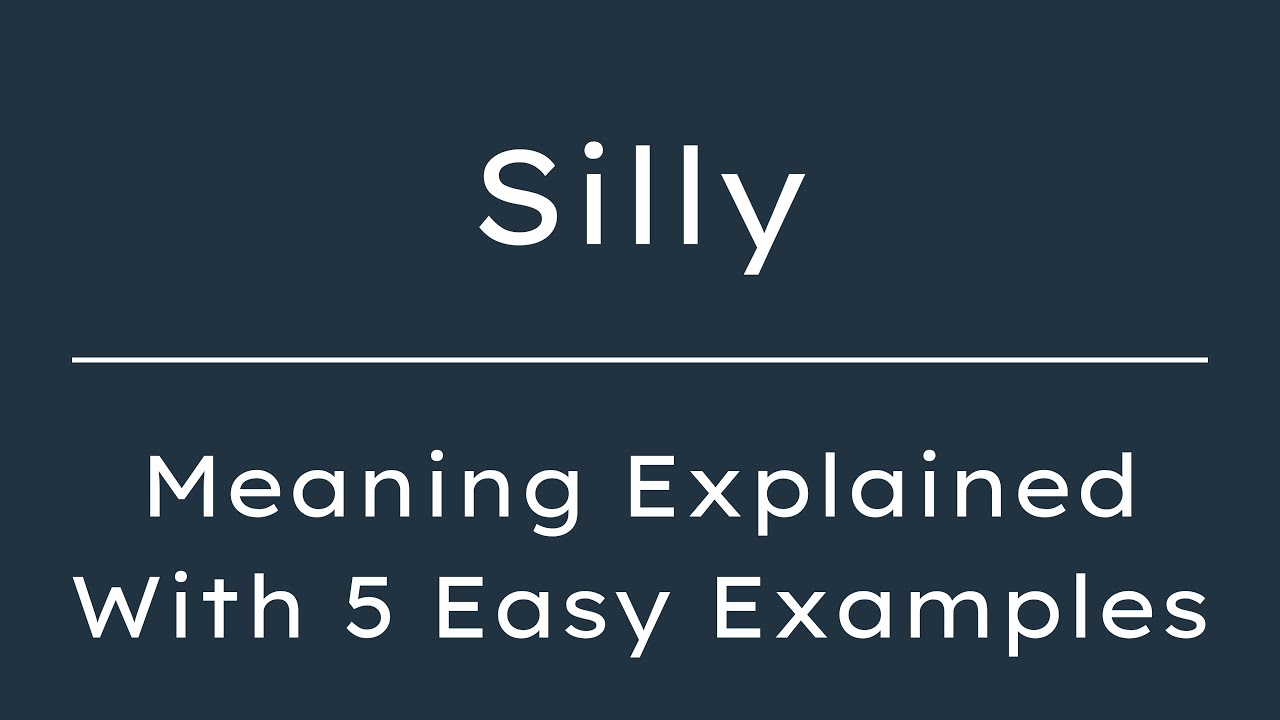 what-does-silly-mean-silly-meaning-in-english-with-5-example-sentences