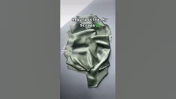 How I Reuse Silk Scraps #shorts #recycle #sewinghacks