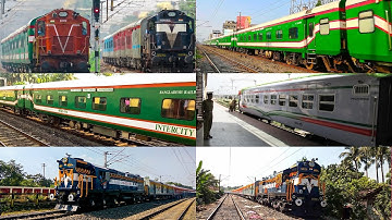 Memories of Maitree & Bandhan Express | THROUGH PASSING - PARALLEL RACE - IN RAIN - INAUGURAL RUN
