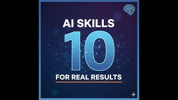 The 10 ESSENTIAL AI Skills You Need to Master in 5 Minutes (Productivity & Career Growth)