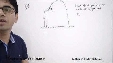 Lecture-5:Projectile motion basic concept and problem by RKH Sir