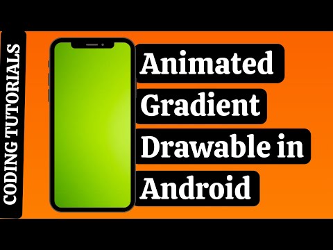 Animated Gradient Background in Android Studio  | Animated Gradient Drawable | #CodingTutorials