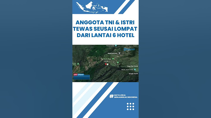 Anggota TNI dan Istri Tewas seusai Lompat dari Lantai 6 Hotel di Puncak