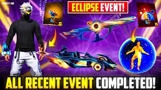 ALL RECENT EVENTS COMPLETED 😱🔥 | ECLIPSE EVENT | Free Fire MAX screenshot 4