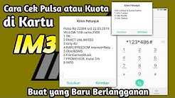 Cara Cek Pulsa dan Kuota di Kartu Indosat 2019 - Durasi: 1.46. 
