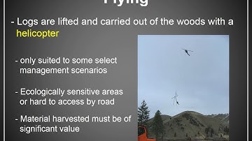 Lecture 12   Timber Harvesting Part 2 Video
