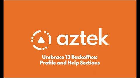 Navigating the Umbraco 13 with uSkinned Backoffice | Profile, Search, and Help | Umbraco 13 Training