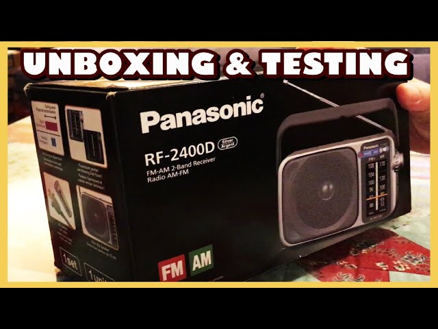 Panasonic RF-2400 AM/FM AC/DC Portable Radio