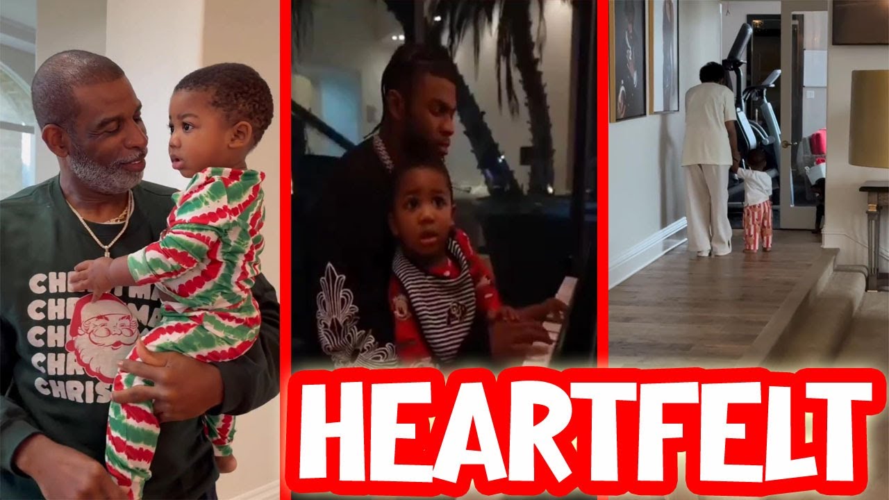 Дейон Сандерс и его мама, Мамма Конни, запечатлели трогательный момент с внуком на Рождество 😍