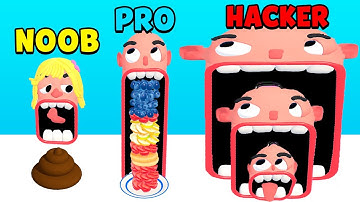 NOOB vs PRO vs HACKER - Pancake Run