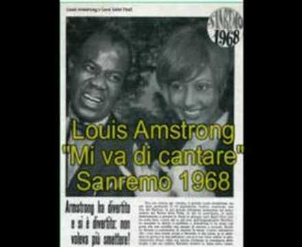 Louis Amstrong - Mi va di cantare - Sanremo 1968