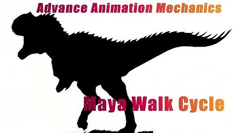 Dinosaur animation - How to animate a dinosaur part-2 Maya