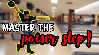 How to Bowl With an Effective Power Step | Bowling Tips on Increasing Leverage and Speed Resimi