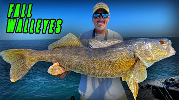 How to Find and Catch Big Fall Walleyes and Smallmouth!